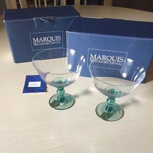 Waterford Marquis Bermuda Green Fruit Dishes